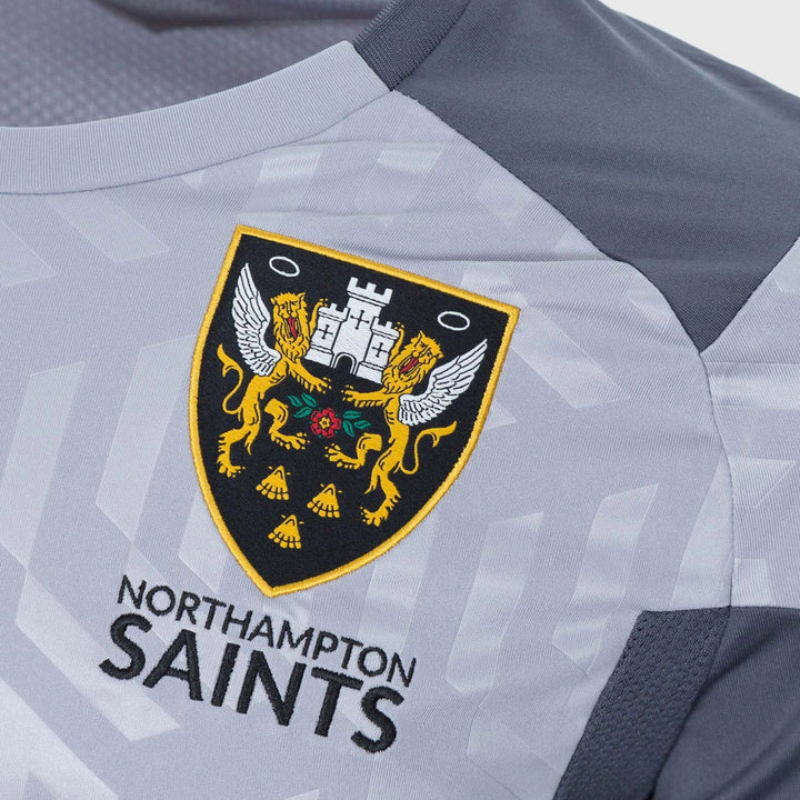 Macron Northampton Saints Poly Dry Training Tee 2023/24 - Rugbystuff.com