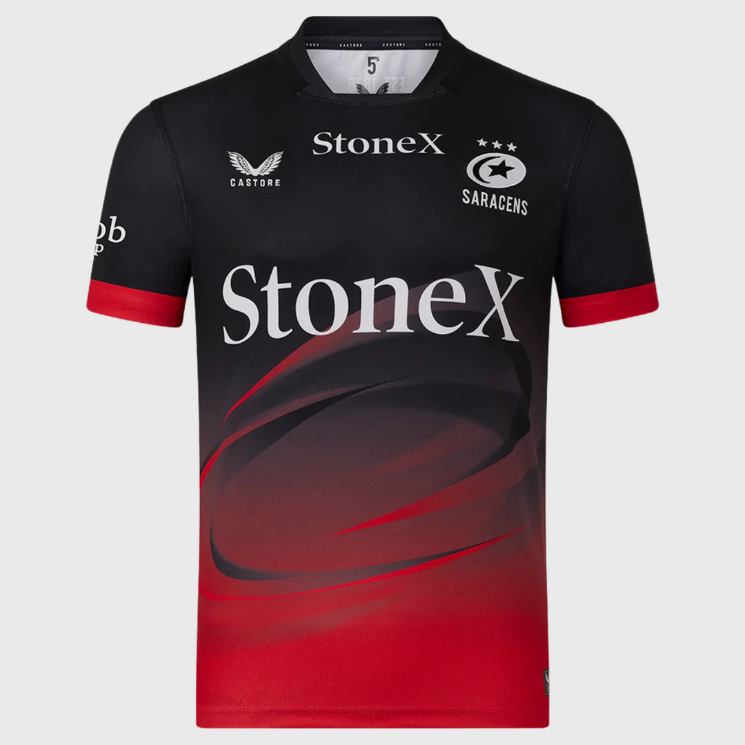 Castore Saracens Home Replica Rugby Shirt 2025/26 - Rugbystuff.com
