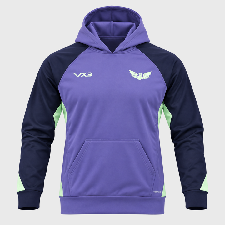 VX3 Scarlets Vertex Training Hoody 26/27 Dusted Peri/Navy