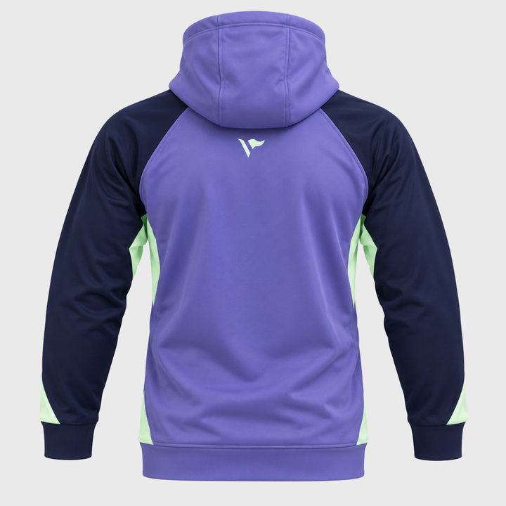 VX3 Scarlets Vertex Training Hoody 26/27 Dusted Peri/Navy