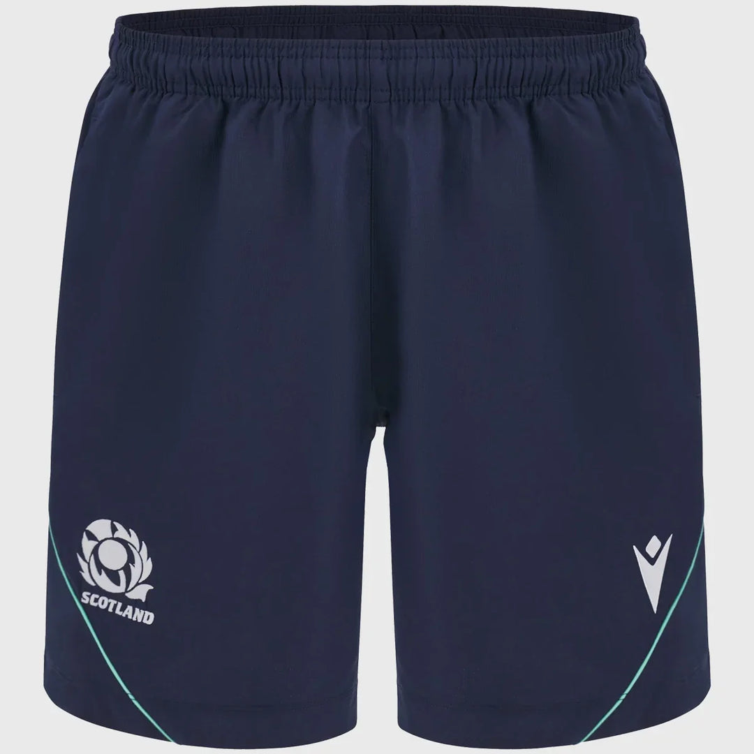 Macron Scotland Rugby Kid s Bermuda Gym Shorts Navy