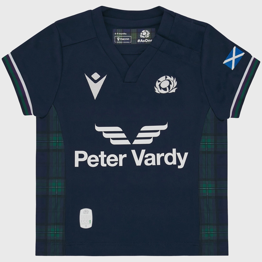 Macron Scotland Baby Home Replica Shirt 2023/24 - Rugbystuff.com