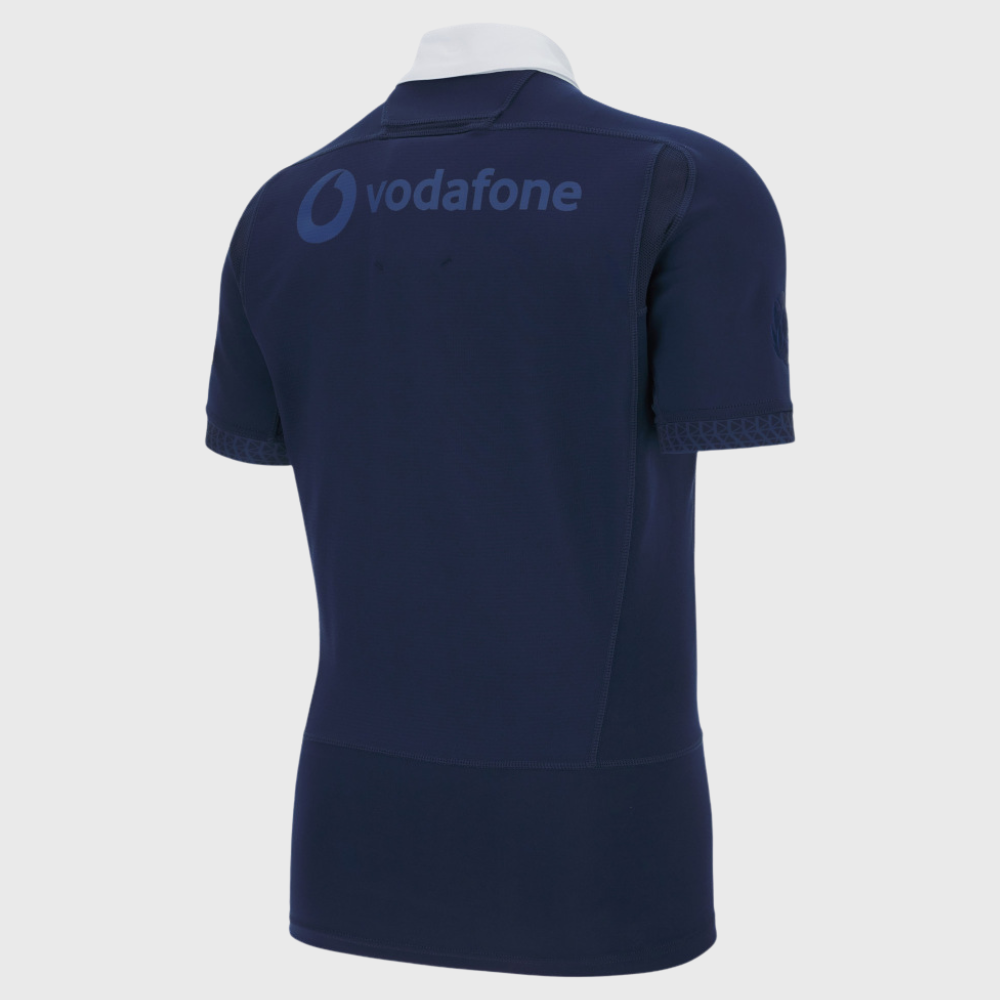 Macron Scotland Men's Murrayfield 100 Years Slim Fit Player's Rugby Shirt