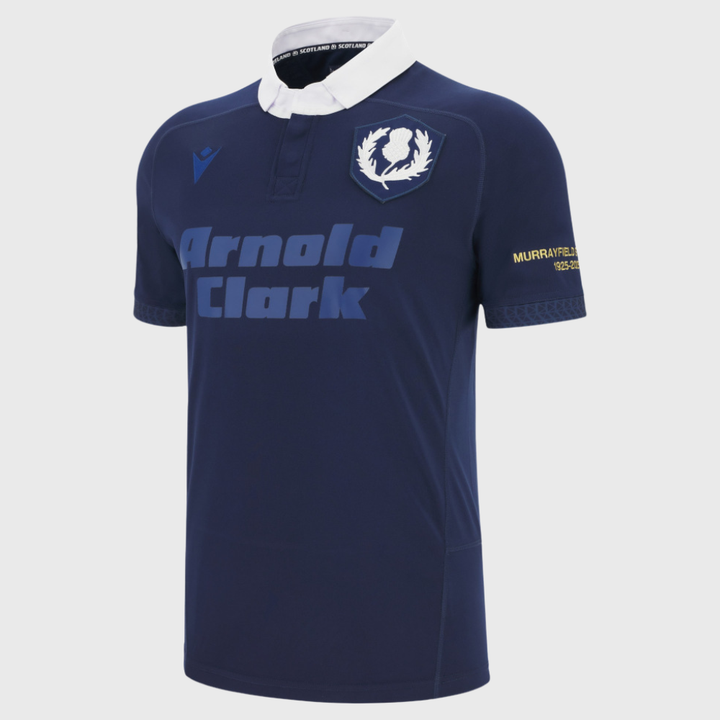 Macron Scotland Kid's Murrayfield 100 Years Replica Rugby Shirt