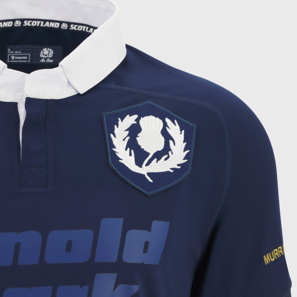 Macron Scotland Men's Murrayfield 100 Years Replica Rugby Shirt