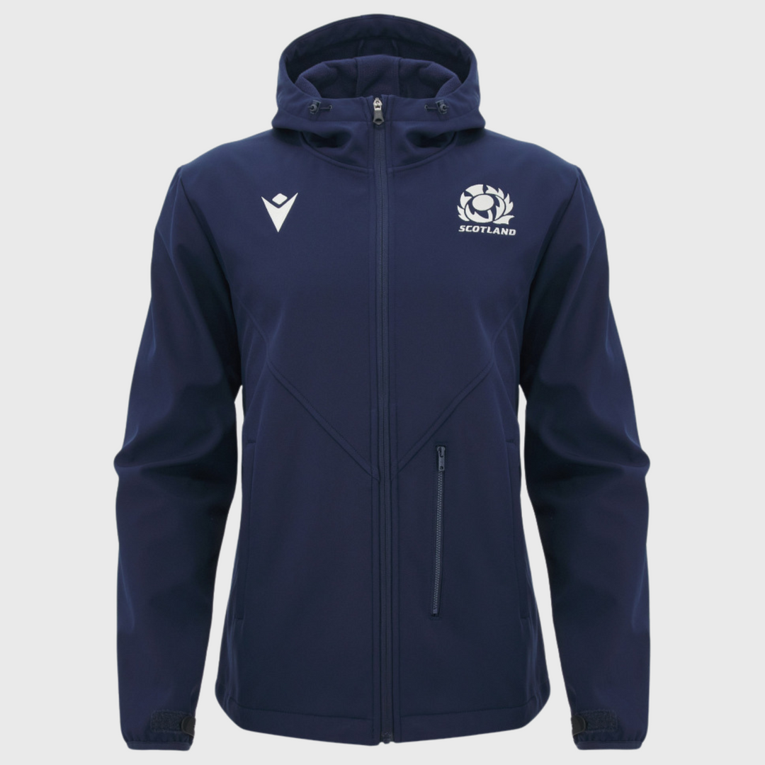 Macron Scotland Rugby Softshell Jacket Navy/White 2026/27