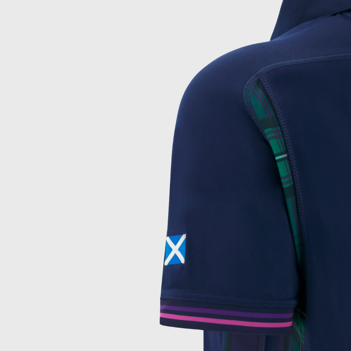 Macron Scotland WRWC 2025 Kid's Home Replica Shirt - Rugbystuff.com