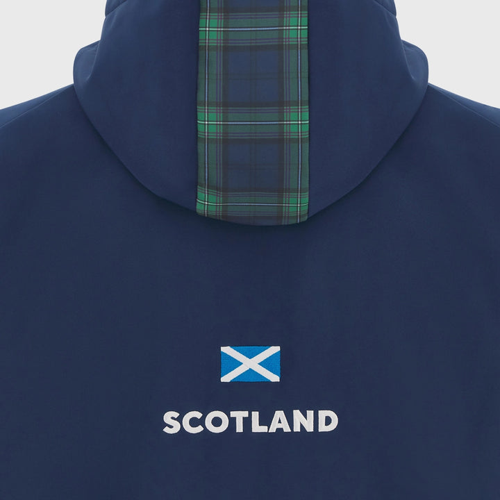Macron Scotland Rugby Kid's Softshell Jacket Blurple/Tartan - Rugbystuff.com