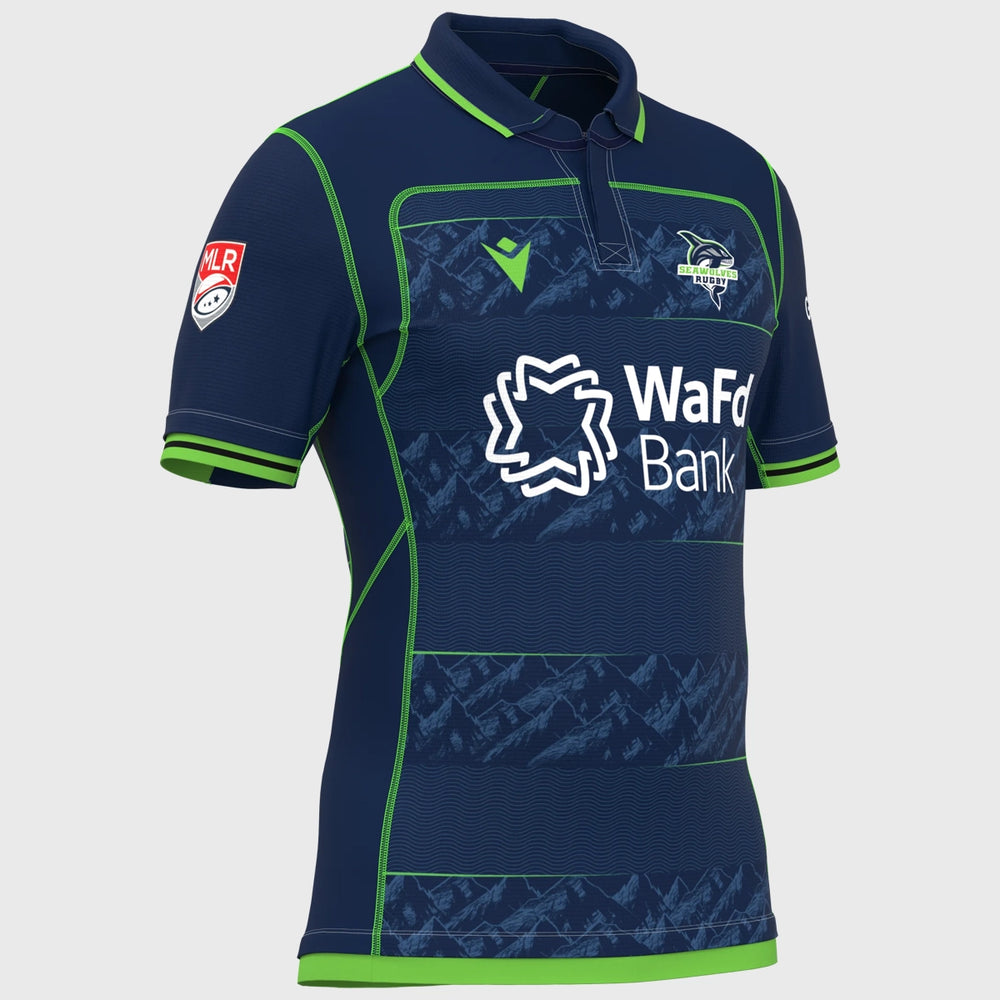 Macron Seattle Seawolves MLR Home Replica Rugby Shirt 2025 - Rugbystuff.com