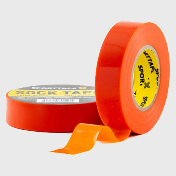 SportTape 1.9cm x 20m Sock Tape Orange - Rugbystuff.com