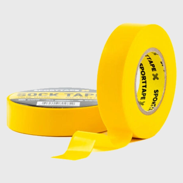 SportTape 1.9cm x 20m Sock Tape Yellow - Rugbystuff.com