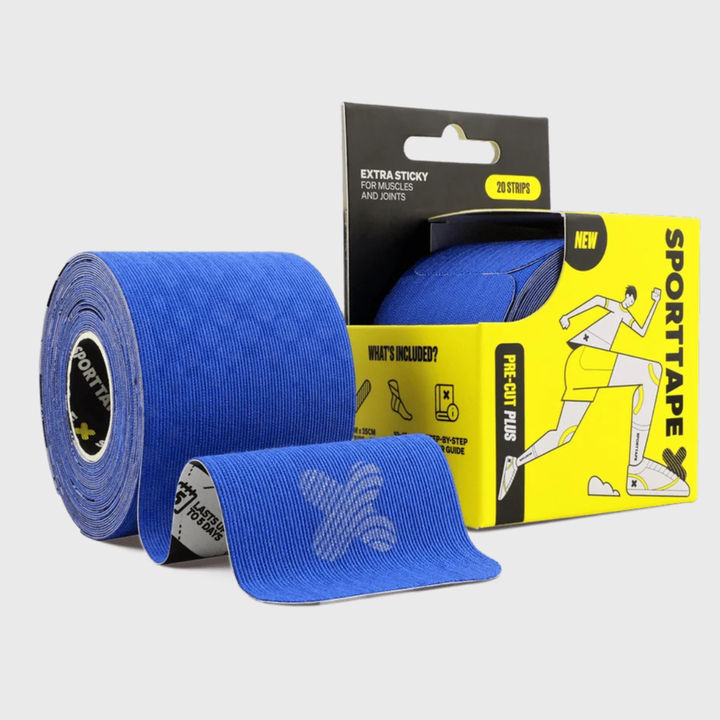 SportTape Pre-Cut Kinesiology Tape Blue
