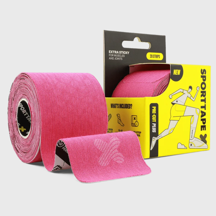 SportTape Pre-Cut Kinesiology Tape Pink