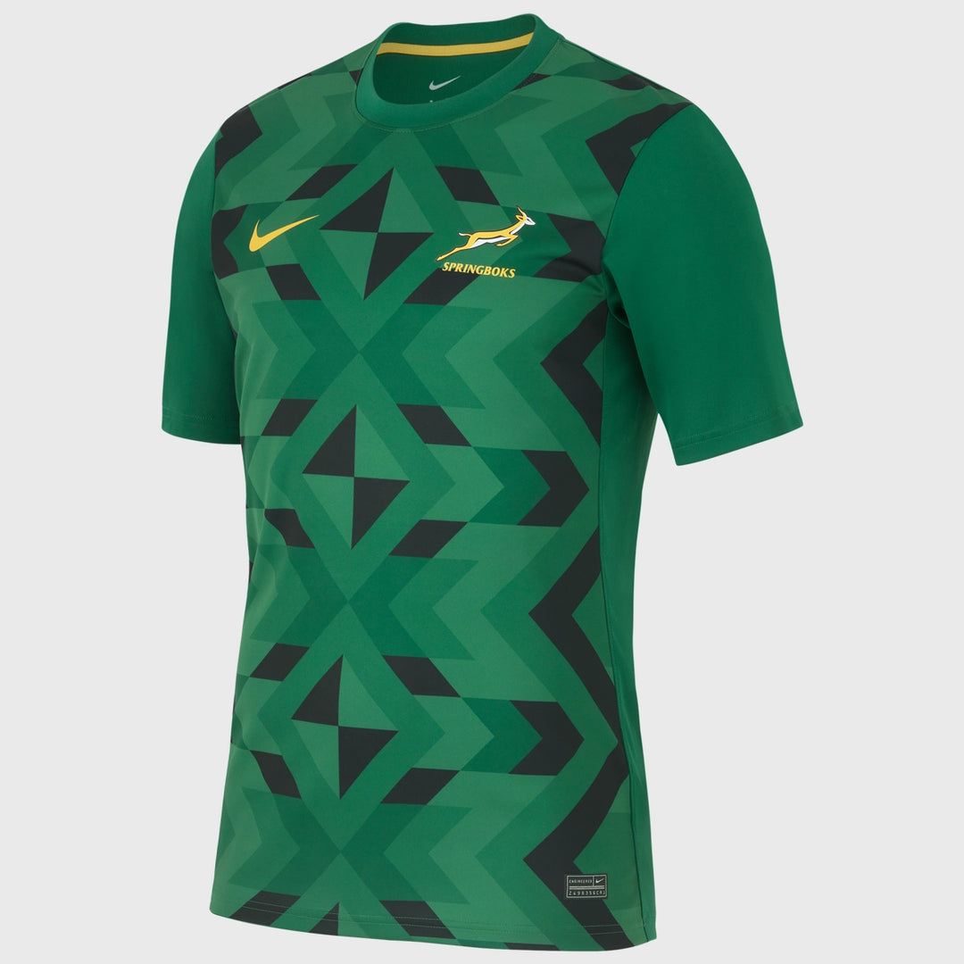 Nike Springboks Men's Pre-Match Training Rugby Shirt 2023/24