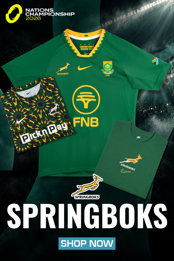 Springboks Rugby Shirts & Kit