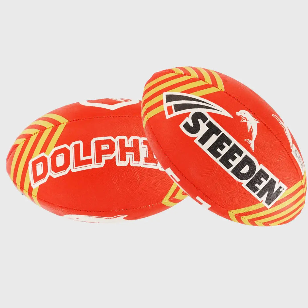 Steeden Dolphins NRL Supporters Rugby Ball - Rugbystuff.com