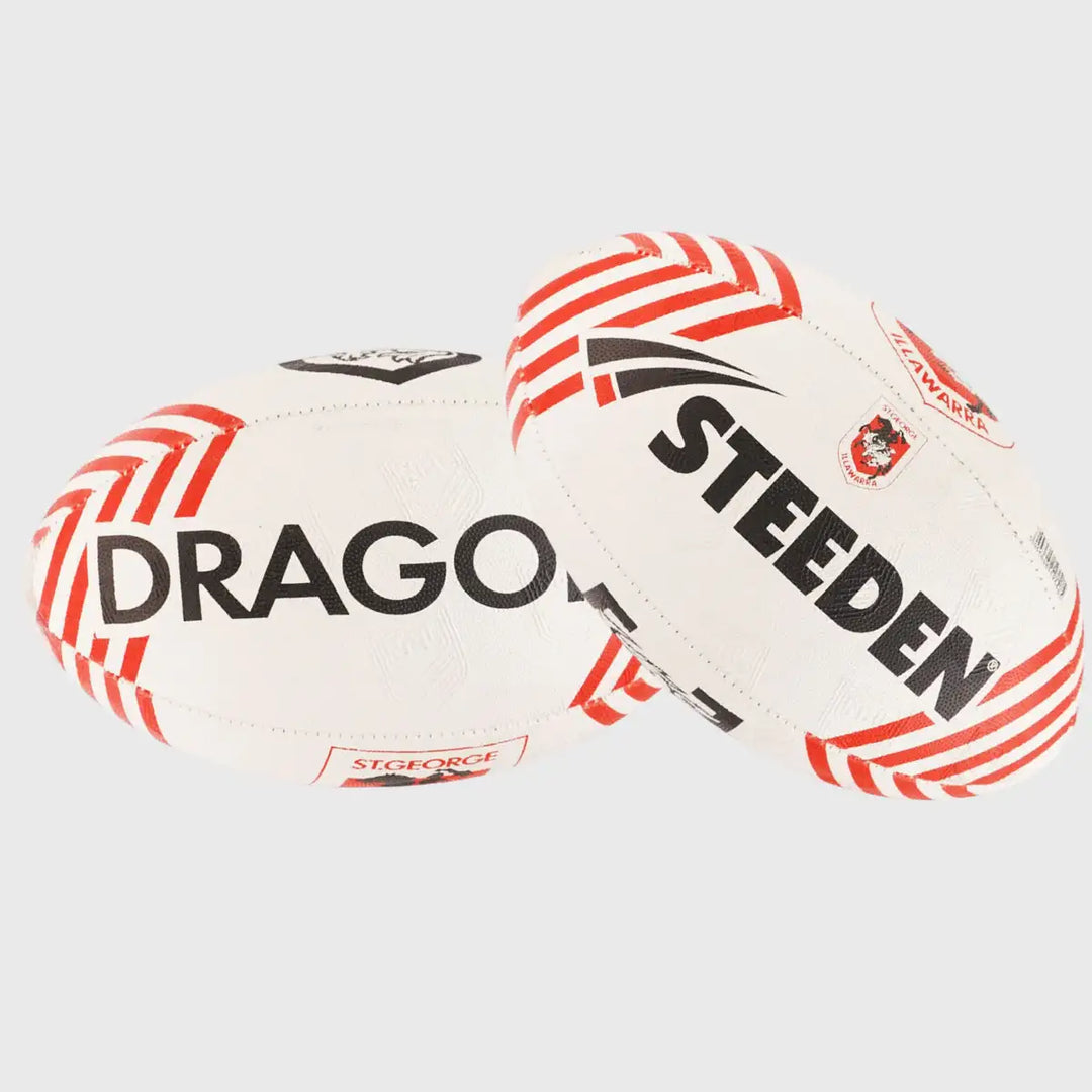 Steeden Dragons NRL Supporters Rugby Ball - Rugbystuff.com