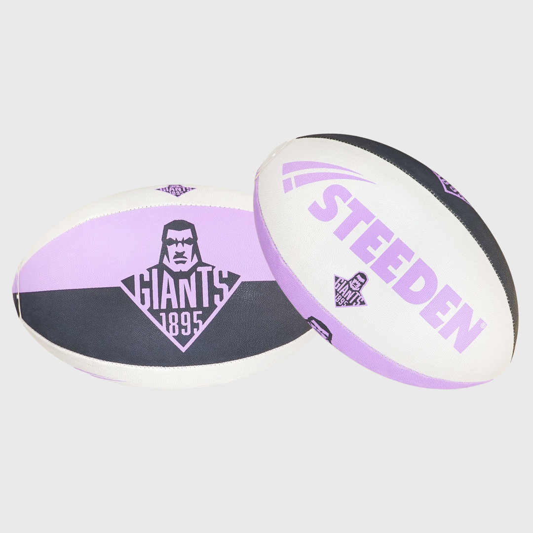 Steeden Huddersfield Giants Away Supporters Rugby Ball - Rugbystuff.com