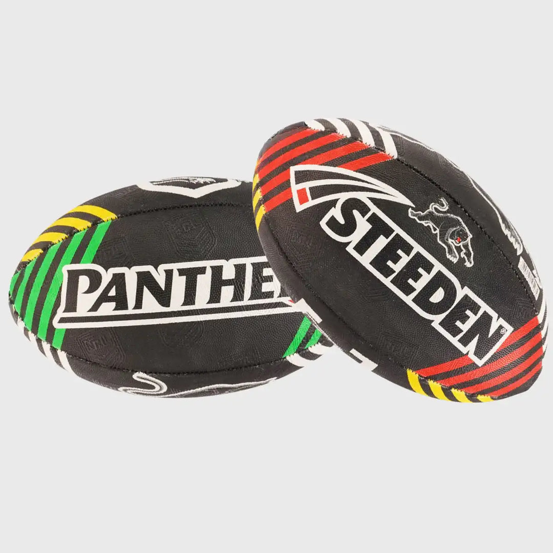Steeden Panthers NRL Supporters Rugby Ball - Rugbystuff.com