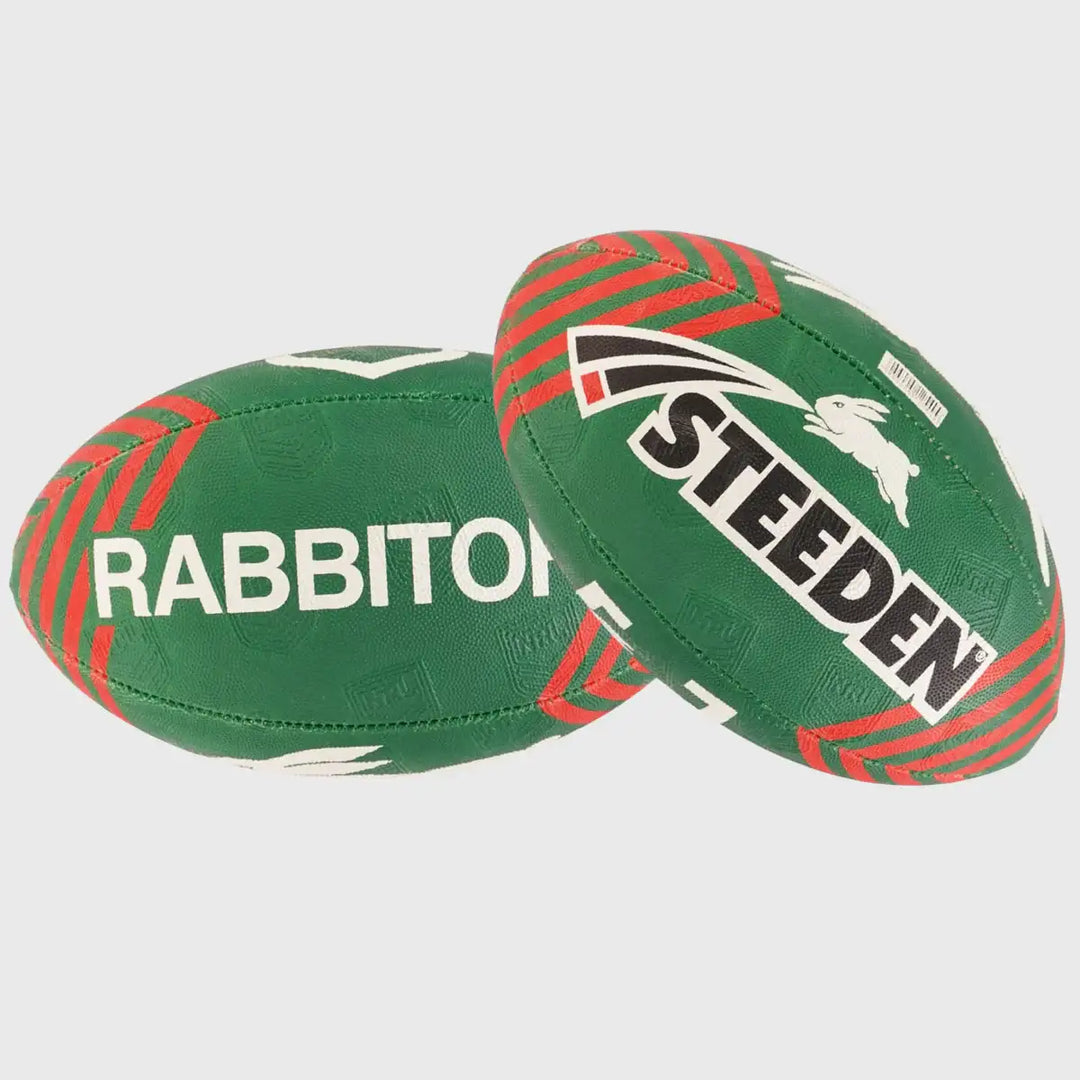 Steeden Rabbitohs NRL Supporters Rugby Ball - Rugbystuff.com