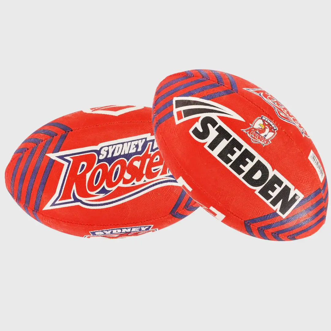 Steeden Roosters NRL Supporters Rugby Ball - Rugbystuff.com