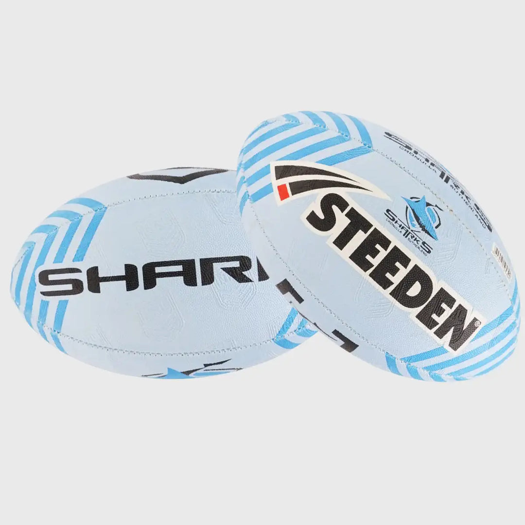 Steeden Sharks NRL Supporters Rugby Ball - Rugbystuff.com
