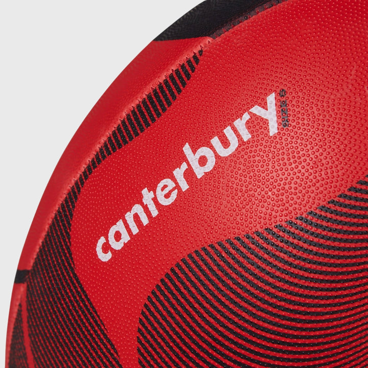Canterbury Thrillseeker Rugby Ball Black/Red - Rugbystuff.com