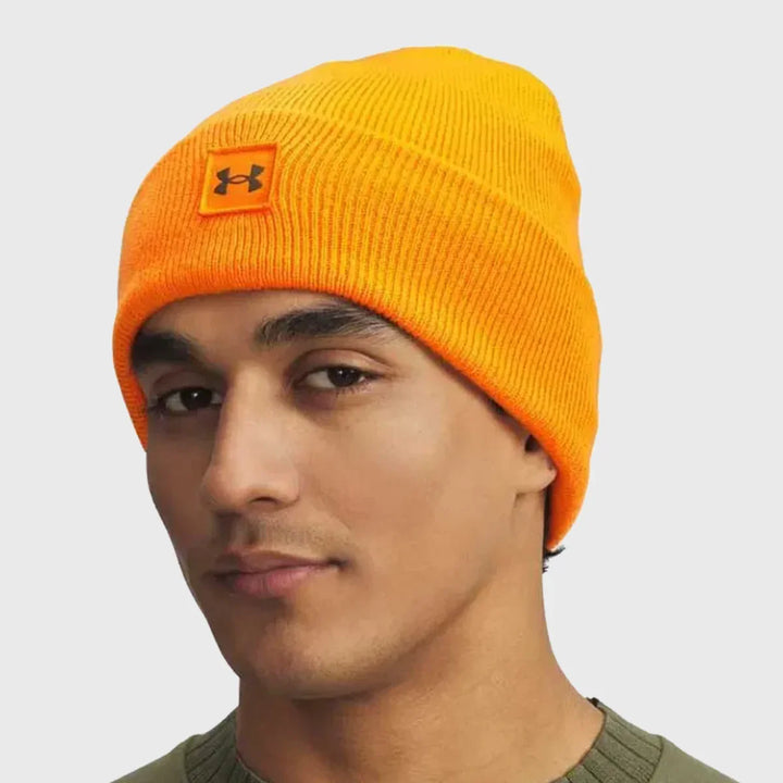 Under Armour Halftime Cuff Beanie Hat Orange - Rugbystuff.com