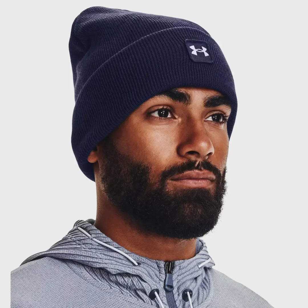 Under Armour Halftime Cuff Beanie Hat Navy - Rugbystuff.com