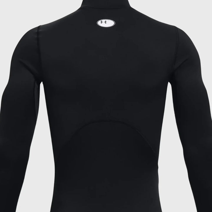 Under Armour ColdGear Men's Compression Mock Long Sleeve Black - Rugbystuff.com