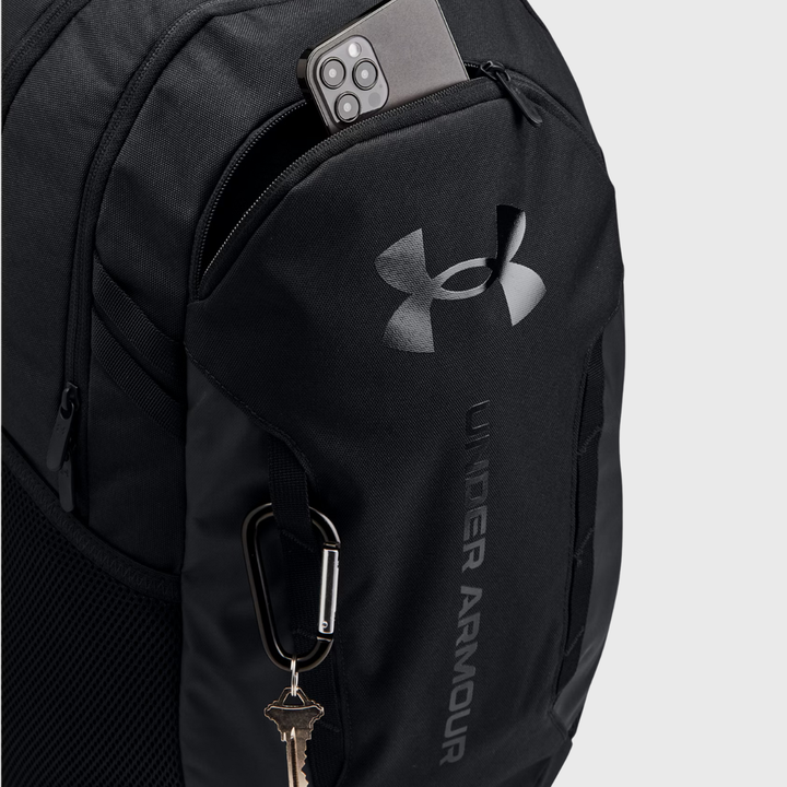 Under Armour Hustle 6.0 Backpack Black/Black - Rugbystuff.com