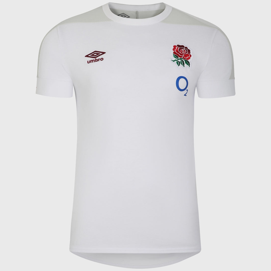 Umbro England Rugby Men's Presentation Tee White - Rugbystuff.com