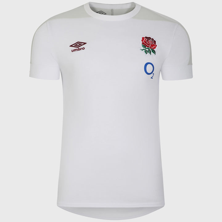 Umbro England Rugby Men's Presentation Tee White - Rugbystuff.com