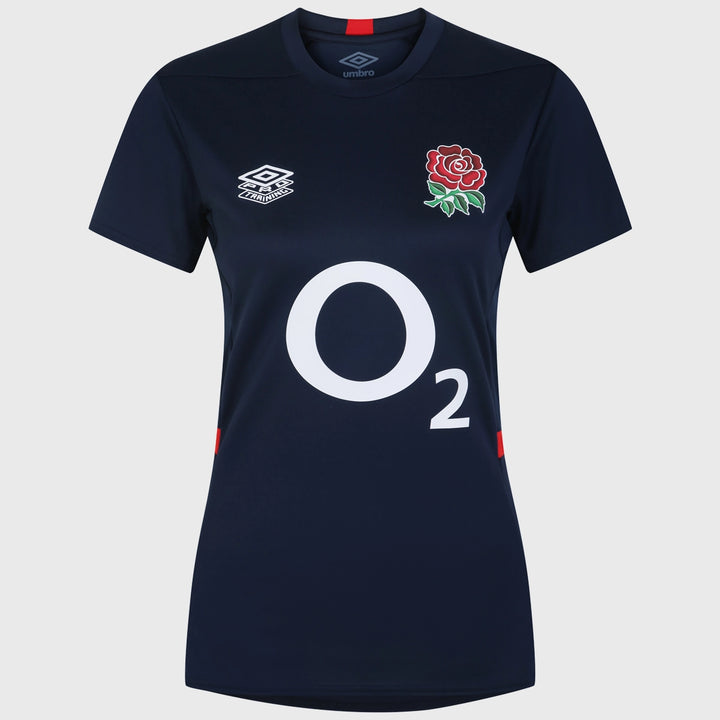 Umbro England Rugby Women's Gym Tee Navy - Rugbystuff.com