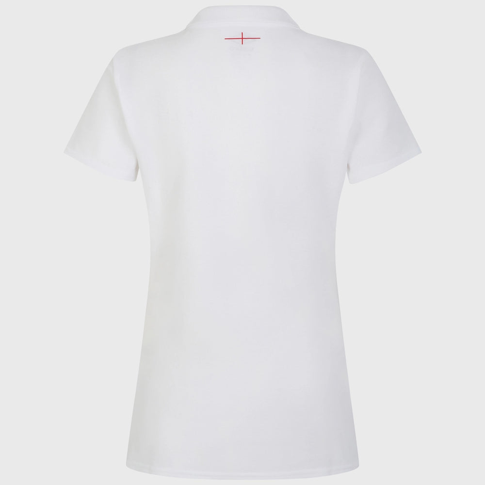 Umbro England Rugby Women's Polo Shirt White - Rugbystuff.com