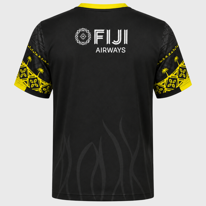 Umbro Fiji Pre-Match Tee Black/Lime 2026/27