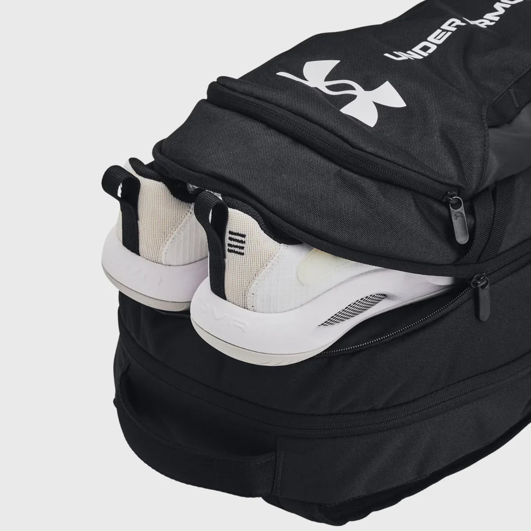 Under Armour Hustle 6.0 Backpack Black - Rugbystuff.com