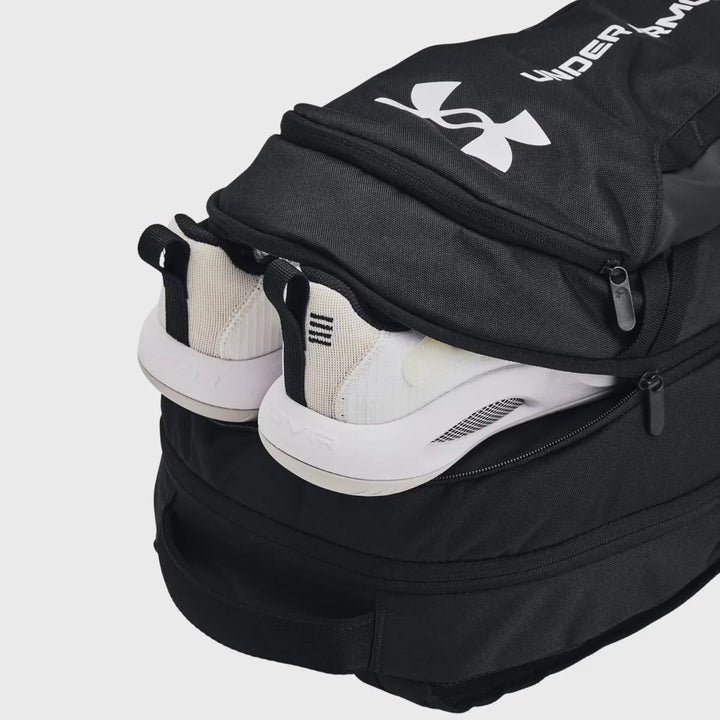 Under Armour Hustle 6.0 Backpack Black - Rugbystuff.com