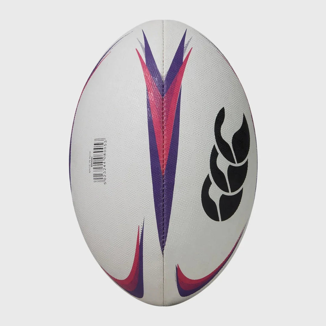 Canterbury Mentre Rugby Ball White/Purple/Pink - Rugbystuff.com