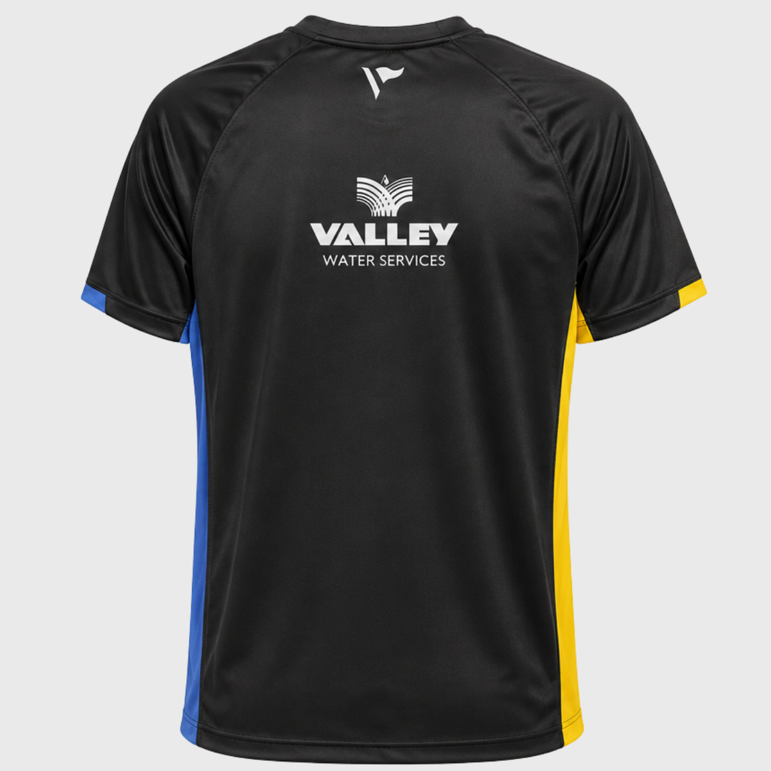 VX3 Dragons Vertex Training Tee Black/Royal/Gold 2026/27