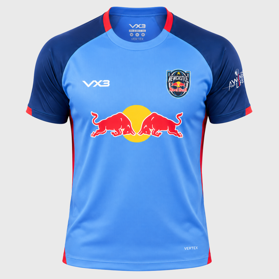 VX3 Newcastle Red Bulls Vertex Training Tee Light Blue 2026/27