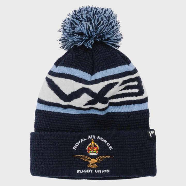 VX3 RAF Rugby Bobble Beanie Hat - Rugbystuff.com