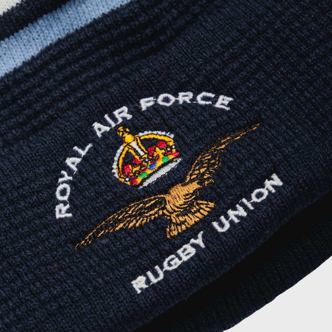 VX3 RAF Rugby Bobble Beanie Hat - Rugbystuff.com