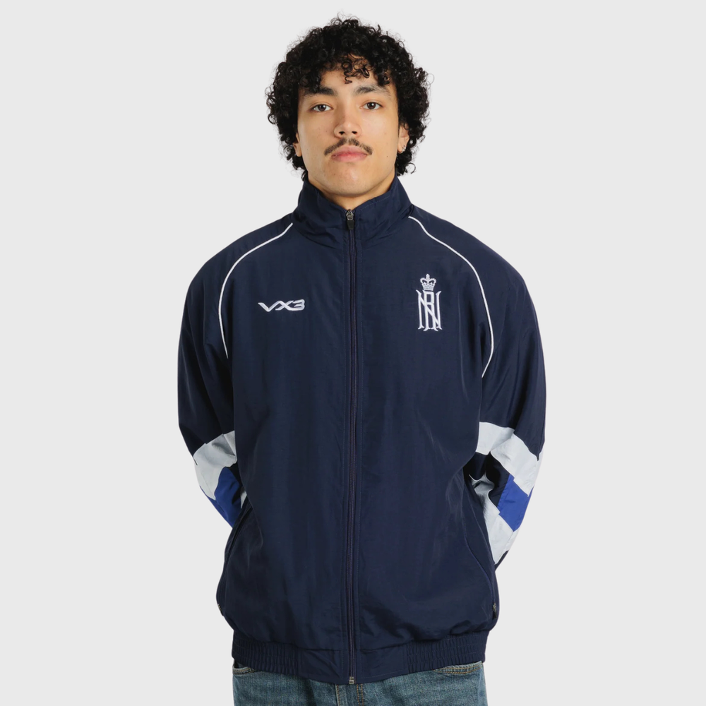 VX3 Royal Navy Rugby Lifestyle Tracksuit Jacket - Rugbystuff.com