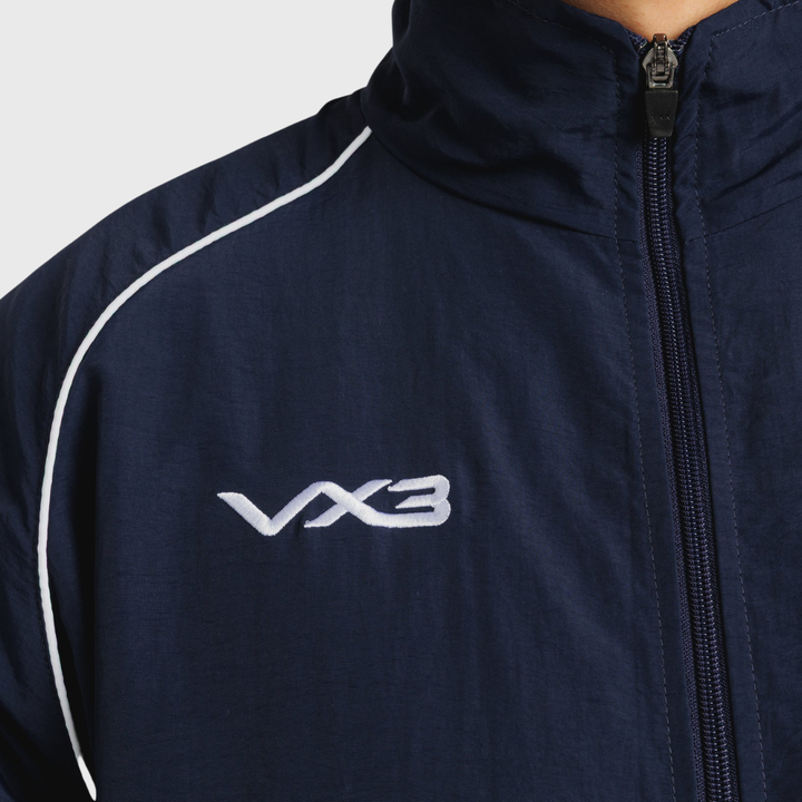 VX3 Royal Navy Rugby Lifestyle Tracksuit Jacket - Rugbystuff.com