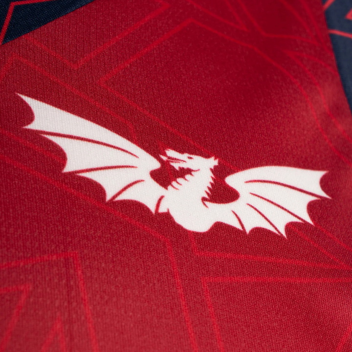 VX3 Scarlets Elite Basketball Vest Red/Navy 2025/26 - Rugbystuff.com