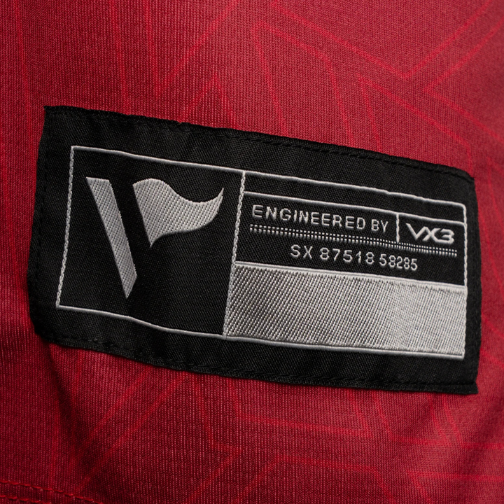 VX3 Scarlets Elite Basketball Vest Red/Navy 2025/26 - Rugbystuff.com