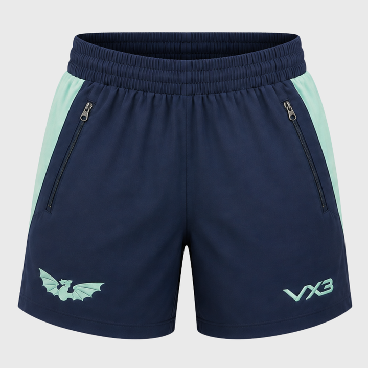 VX3 Scarlets Vertex Gym Shorts Navy/Bright Mint 2026/27