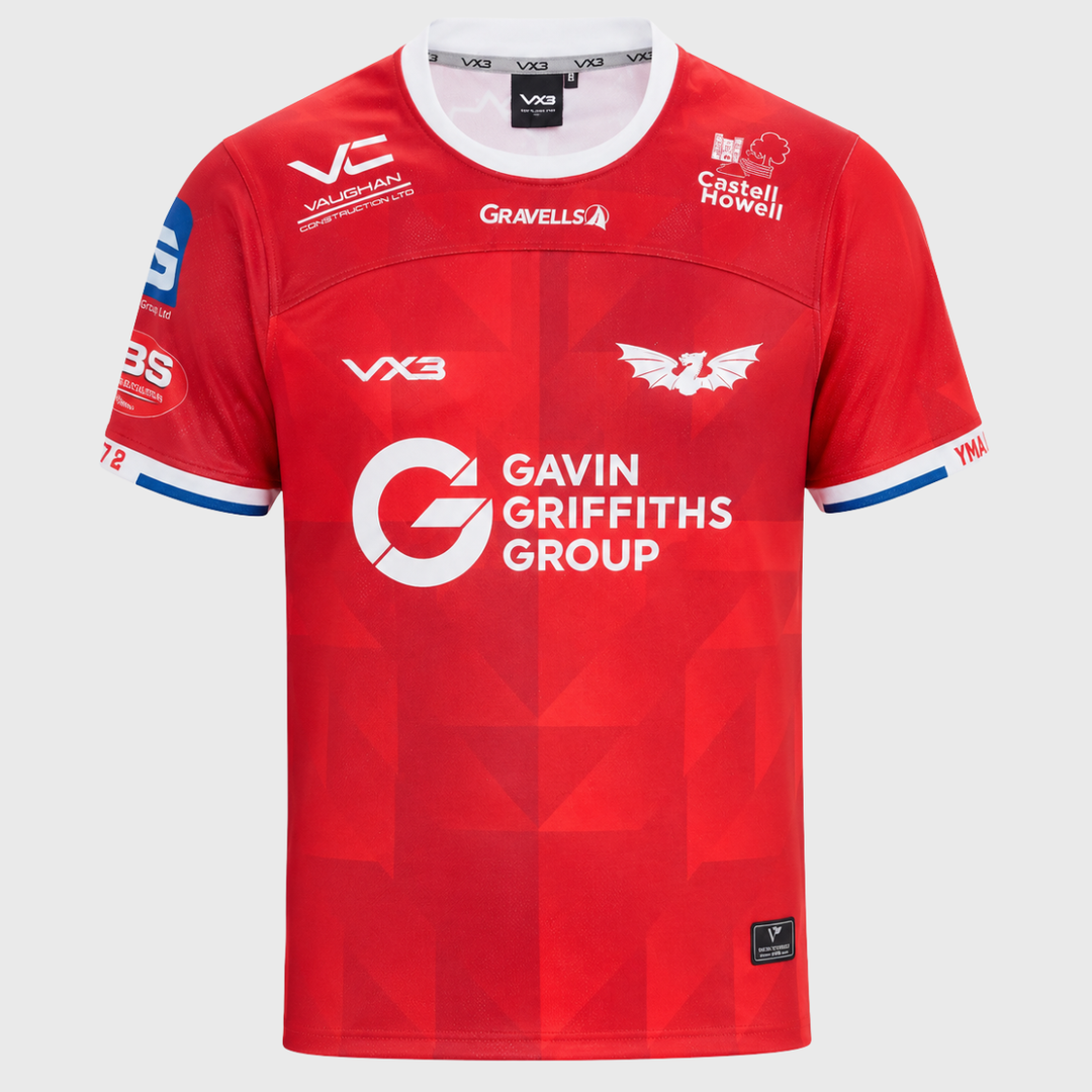 VX3 Scarlets Home Replica Rugby Shirt 2026/27