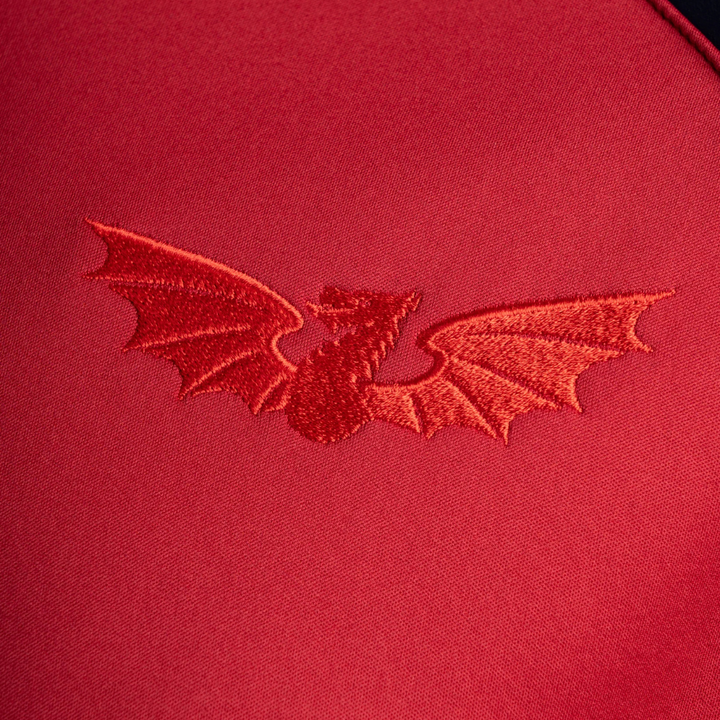 VX3 Scarlets Vertex Training Hoody Red/Navy 2025/26 - Rugbystuff.com